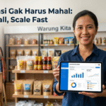 Strategi digitalisasi UMKM murah menggunakan sistem website dan ERP modular untuk pertumbuhan bisnis